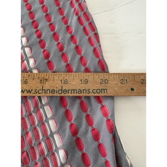 Habitat Clothes Tunic Top Size M Pink Gray Flared Swing Tank Sleeveless Cowl - Picture 9 of 15